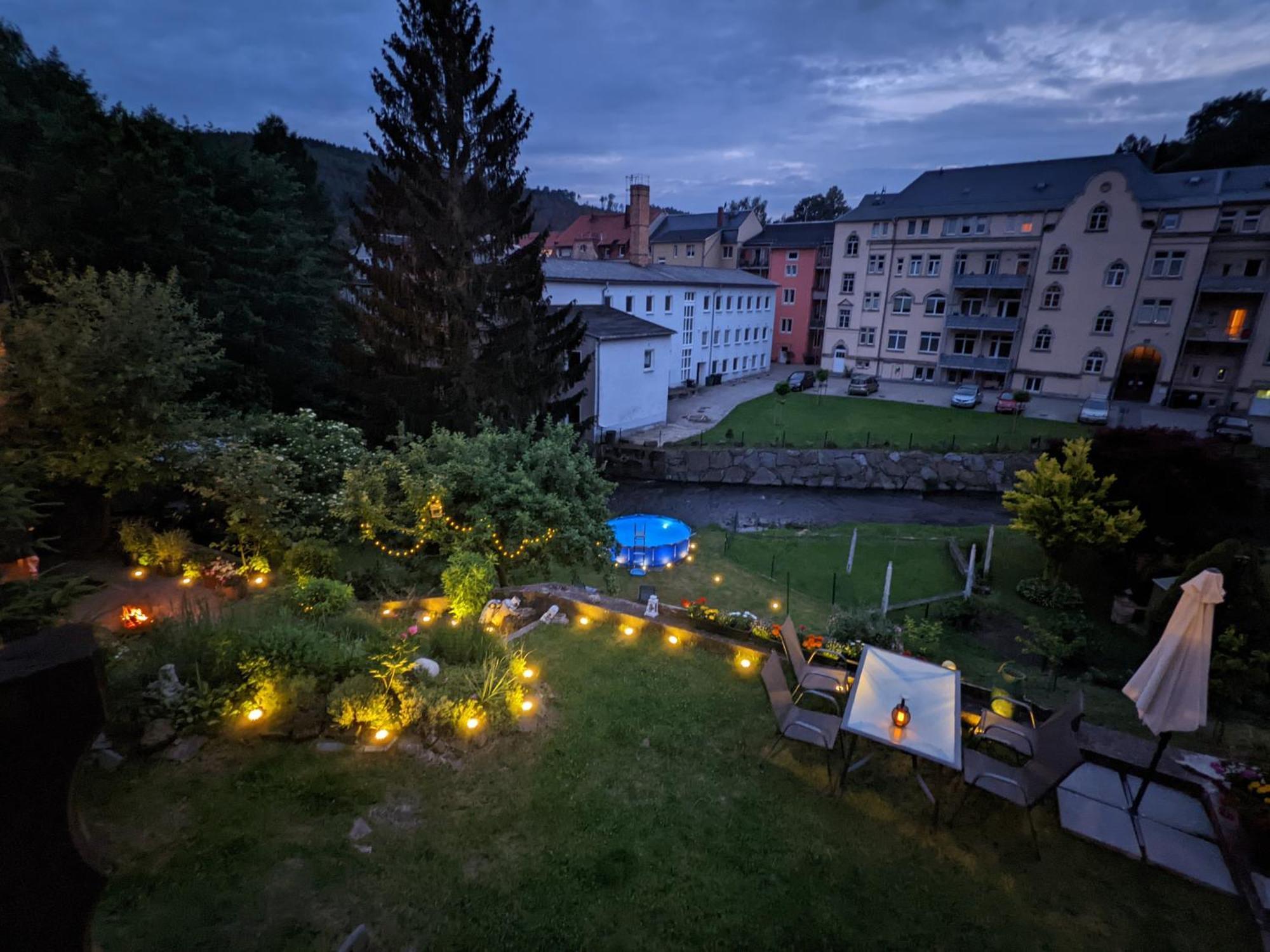 Hw3 - Urlaubsmagie - Helle, Grosse Wohnung Mit Pool Sebnitz Esterno foto