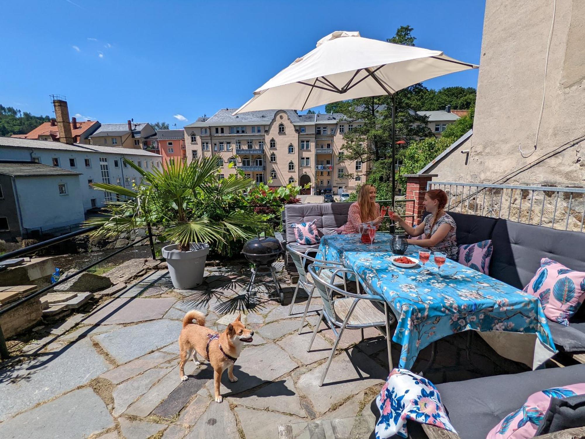 Hw3 - Urlaubsmagie - Helle, Grosse Wohnung Mit Pool Sebnitz Esterno foto