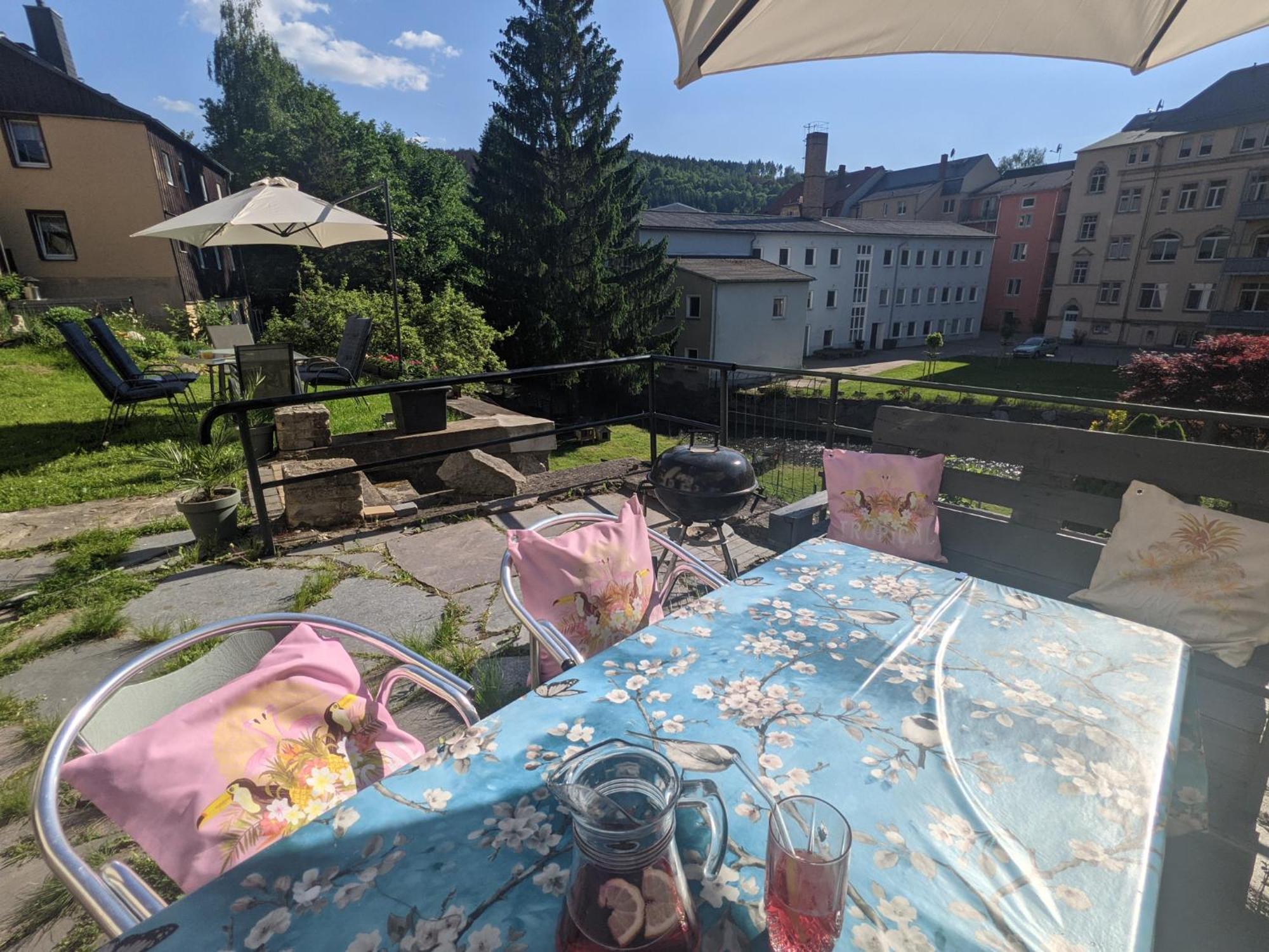Hw3 - Urlaubsmagie - Helle, Grosse Wohnung Mit Pool Sebnitz Esterno foto