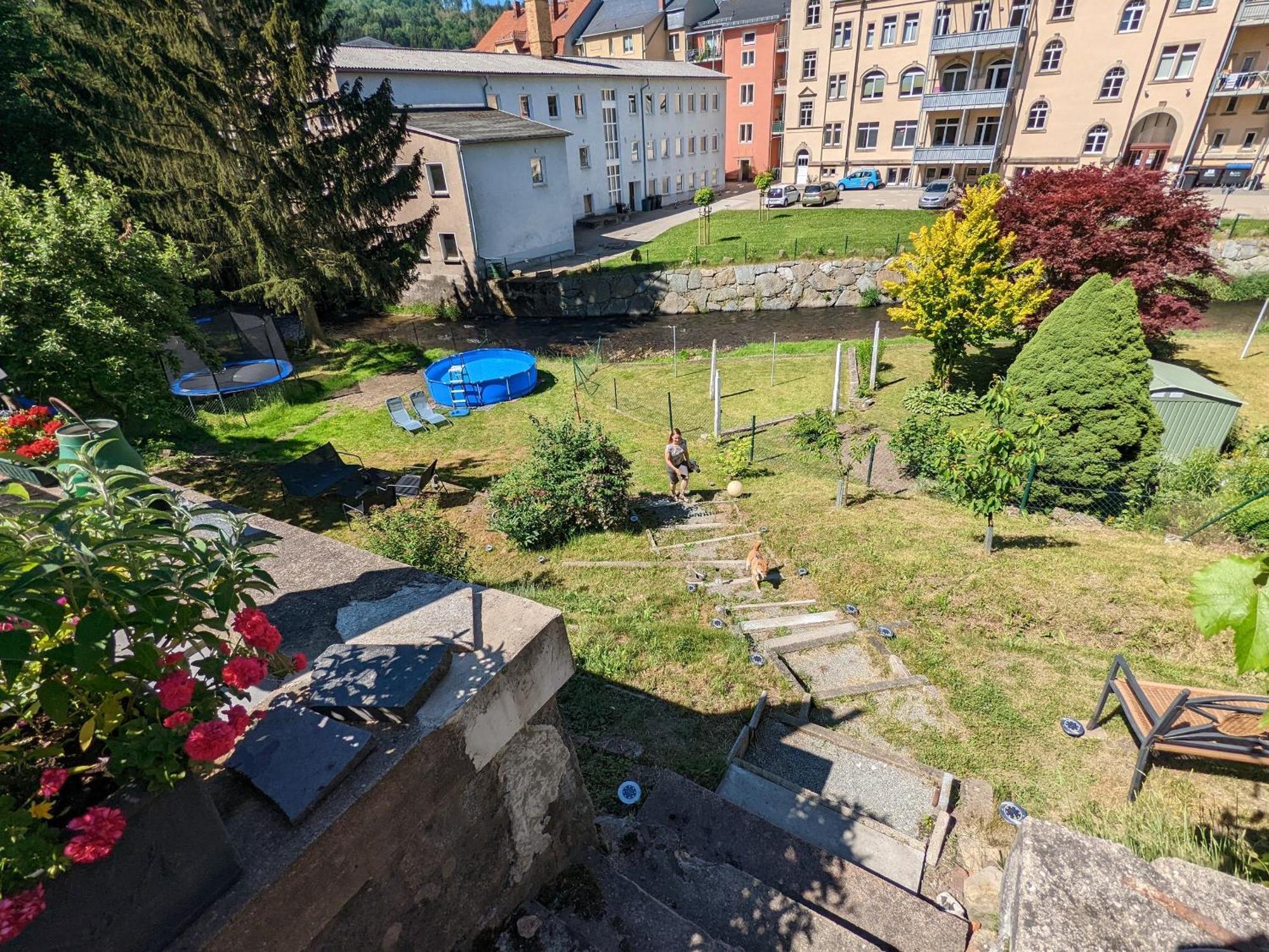 Hw3 - Urlaubsmagie - Helle, Grosse Wohnung Mit Pool Sebnitz Esterno foto