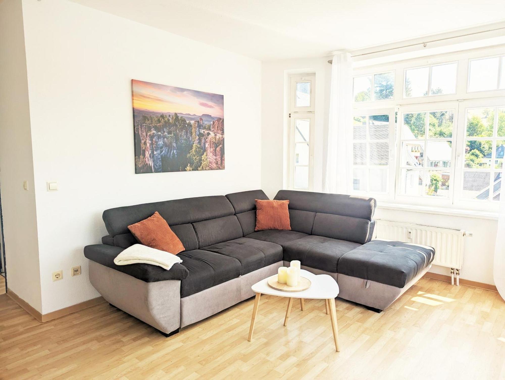 Hw3 - Urlaubsmagie - Helle, Grosse Wohnung Mit Pool Sebnitz Esterno foto